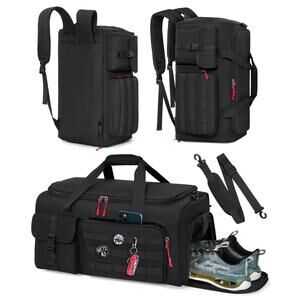 New 45L Gym, Sports, or Travel Duffel Bag with Shoe and Laptop Compartment